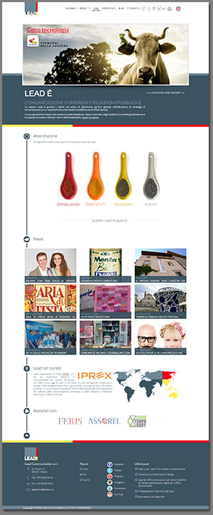 portfolio home sito lead