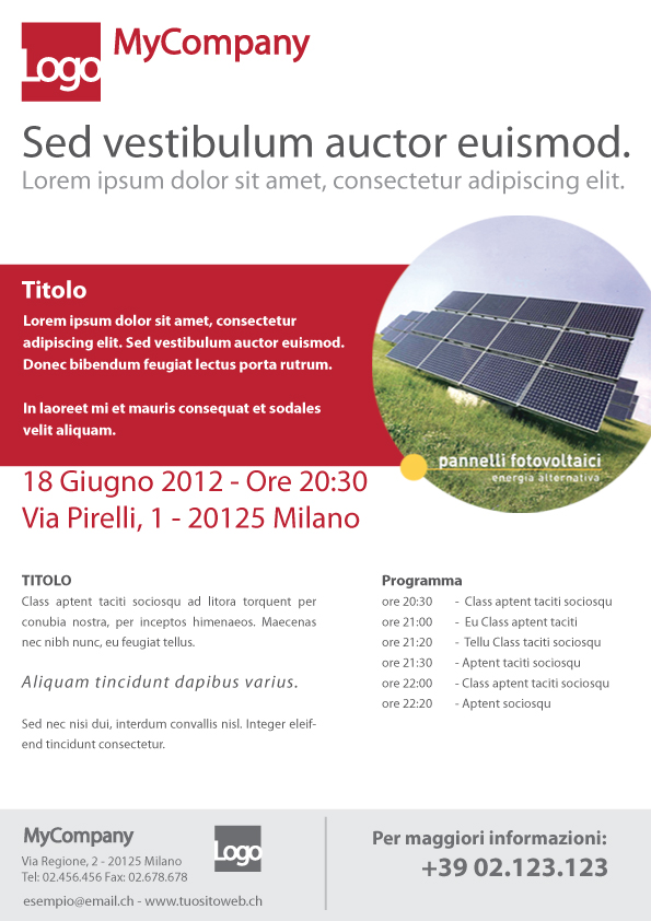 Invito aziendale proposta 2